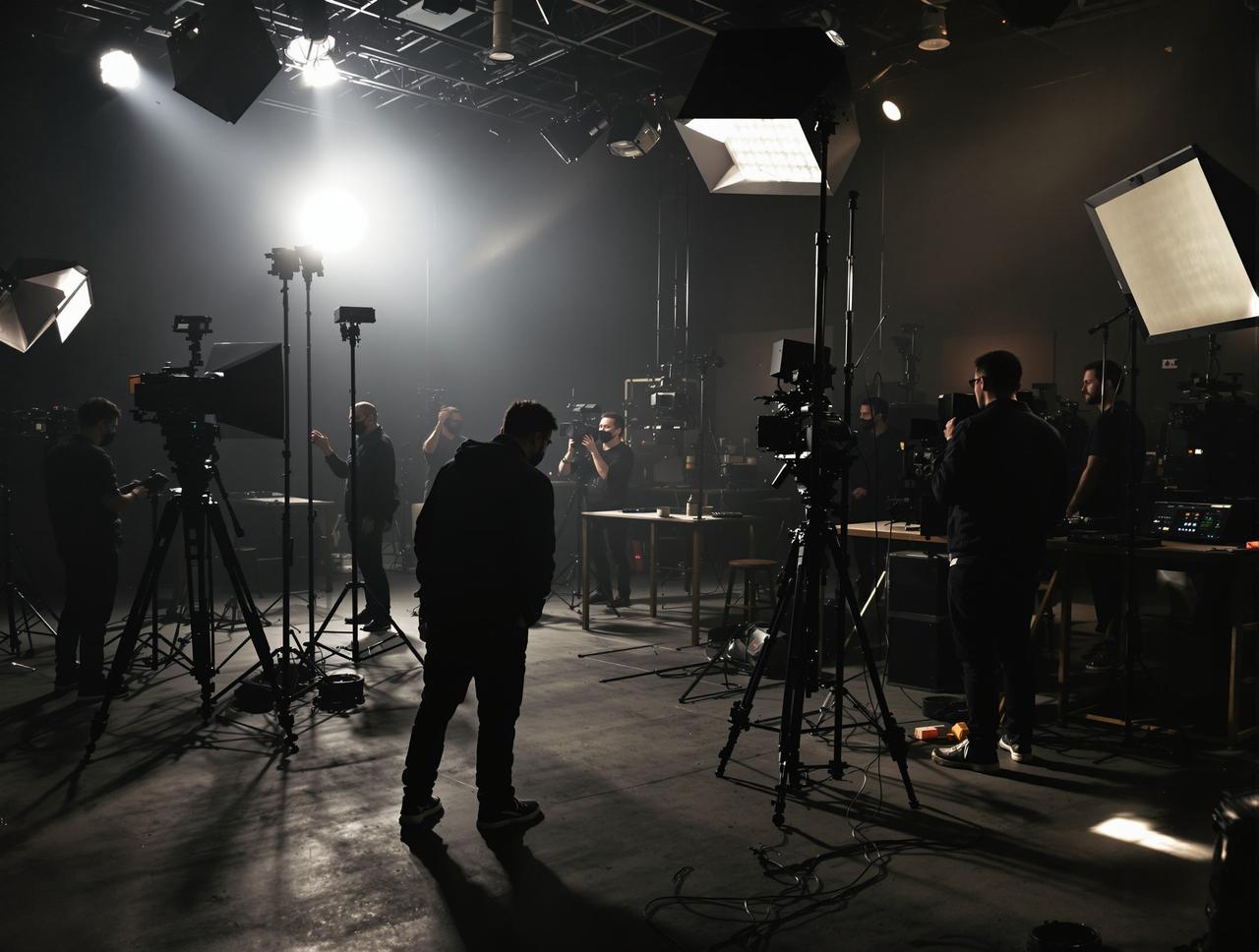 ai视频制作现场